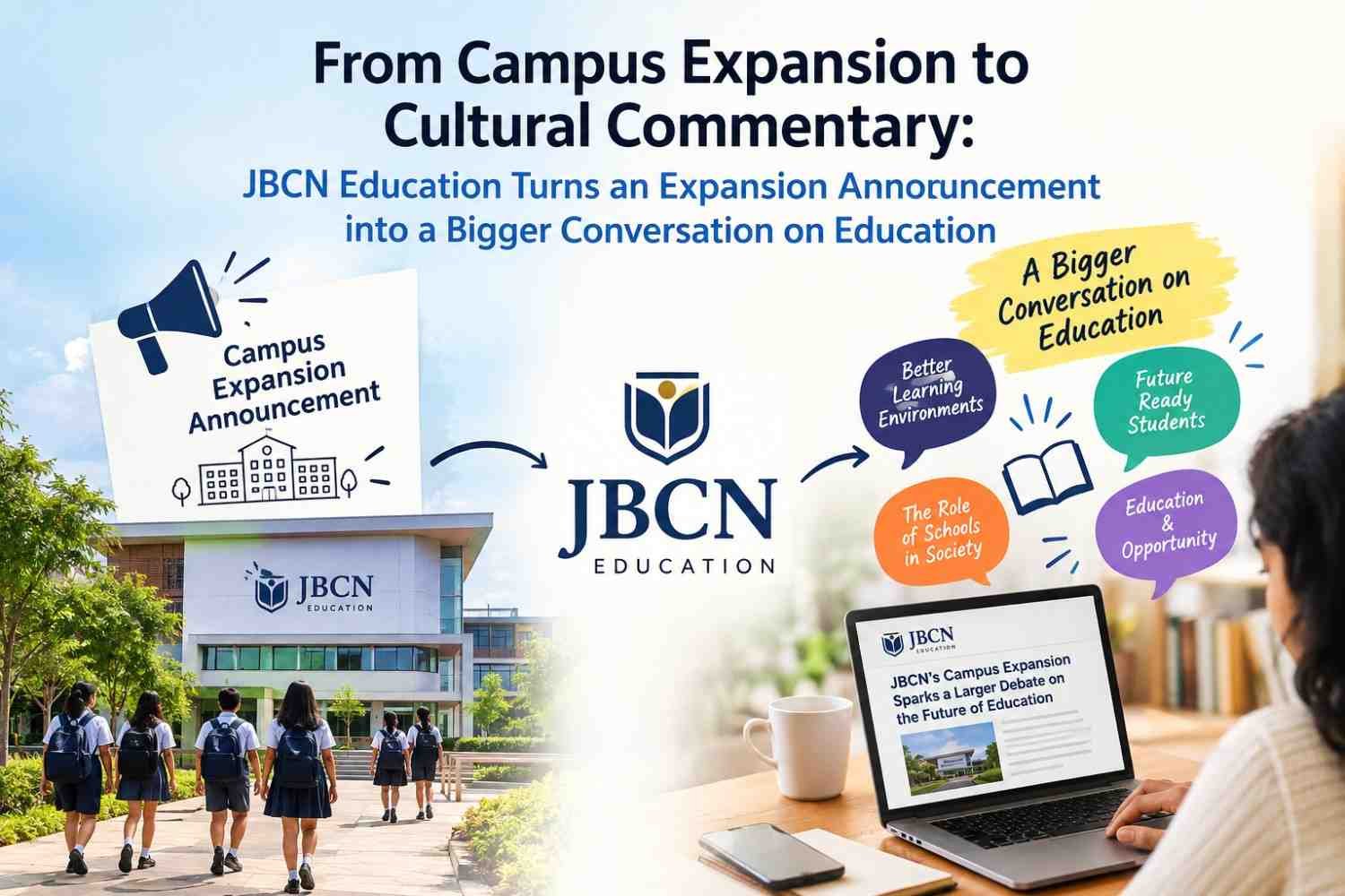 From Campus Expansion to Cultural Commentary: JBCN Education Turns an Expansion Announcement into a Bigger Conversation on Education